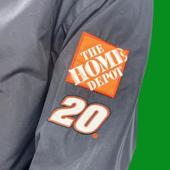 VTG Chase Authentics NASCAR Jacket Tony Stewart #20 Home Depot Racing Team Zip-U - Picture 5 of 8